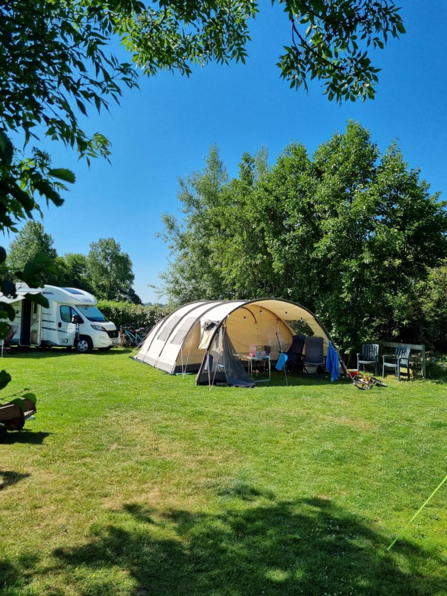 Camping De Tulpenweide Lege Kampeerplaats, Lege Plaats Op Het Gras Zonder Bed Breezand ห้อง รูปภาพ